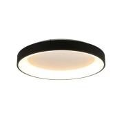 Taklampe Niseko II CCT fjernkontroll, Ø 65 cm, svart