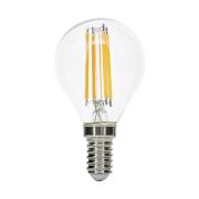 LED-dråpepære E14 5W filament 827 dimbar