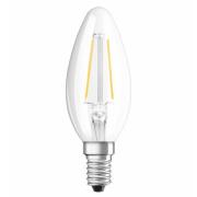 OSRAM LED-mignonpære E14 1,5 W 827 retrofit klar