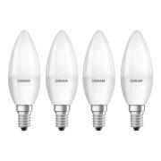 OSRAM LED-mignon E14 Base retro 4,9W 4stk, 2 700 K