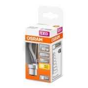 OSRAM LED-dråpepære B22d 4W 2,700K klar