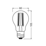 OSRAM LED Classic, glødetråd, E27, 3,8 W, 806 lm, 4000 K