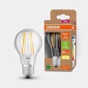 OSRAM LED-pære E27 A60 4W 840lm 3000K klar