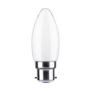 Paulmann LED-mignon B22d 4,7W 2 700 K opal dimbar