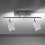 PURE Mira LED-taklampe 2 lys fjernkontroll CCT alu