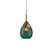 EBB & FLOW Lute hengelampe ivy green/gold Ø 22 cm