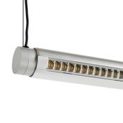 HAY LED-hengelampe Factor Linear directional, aluminium, dreiebar