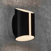 Utendørs LED-vegglampe Grip, CCT Smart Home, svart