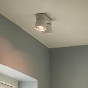 Downlight Pitcher, GU10, to-lampe, metall, hvit