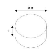SLV LED-reflektorpære QPAR111, 3000 K, GU10, 12 W, dimbar