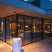 SLV taklampe S-Cube, antracitt, aluminium, lengde 9,5 cm