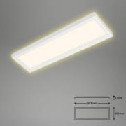 LED-taklampe 7365, 58x20 cm hvit