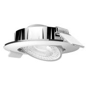 LED innfelte lamper Slimo, svingbar, krom