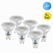 LED-reflektor GU10 4,6W 450lm varmhvit 6-er