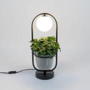 Lindby Orna bordlampe 1 lyskilde blomsterkurv