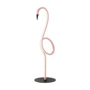 Flamingo LED-bordlampe, rosa, metall, 50 cm høy