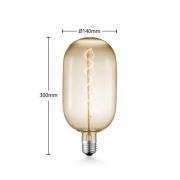 Lucande LED-pære E27 T140 4W 2 700 K dimbar rav