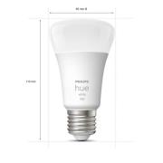 Philips Hue White 9,5 W E27 3-er startsett