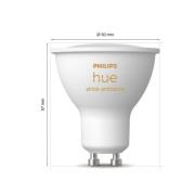 Philips Hue White Ambiance GU10 4,2 W reflektorpære, 3-pakning