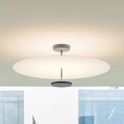Vibia Flat LED-taklampe 2 lyskilder Ø 90 cm hvit