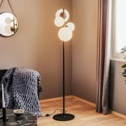 Gulvlampe Bloom, 4 lyskilder, svart