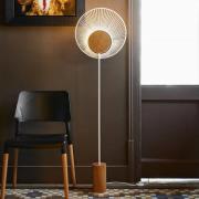 Forestier Oyster designer-vegglampe, hvit