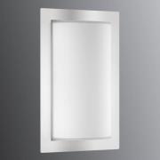 Utendørs LED-vegglampe Luis, glass, stål