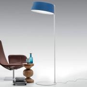 LED-gulvlampe Oxygen_FL2 i azurblått design