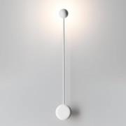 Pin hvit LED designervegglampe