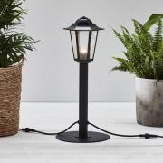 Garden 24 LED-gatelampe lykt, svart, 3W