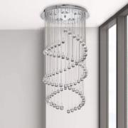 Hengelampe Hallway med krystallglass, 80 cm
