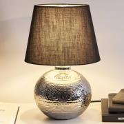 Pauleen Touch of Silver bordlampe med keramikkfot