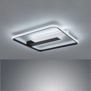 LED-taklampe Blithe 50x50cm, ramme