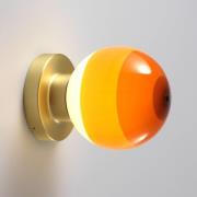 MARSET Dipping Light A2 LED-vegglampe oransje/gull