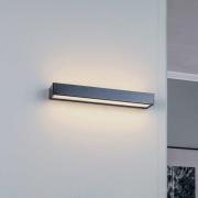 Mera LED-vegglampe, bredde 40cm, svart, 3000K