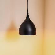 Pendellampe Nanu i metall, svart, 1 lyskilde