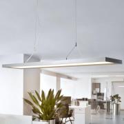 Arcchio LED-pendellampe Dorean, sølv, metall, 120 cm