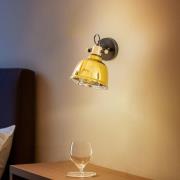 Amalfi vegglampe med metallisert glass, gull