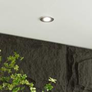 Arcchio Elmon LED innfelt belysning, IP65, krom