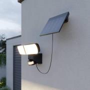 Arcchio Lissano LED-solcelle-veggspot med sensor