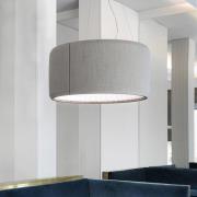 Luceplan Silenzio LED-pendellampe grå Ø 90 cm