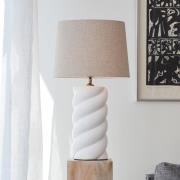 PR Home Spin bordlampe Ø 35 cm hvit/naturlin