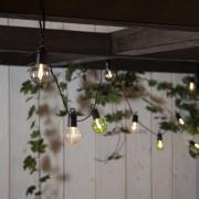 LED-lyslenke Fiesta, batteridrevet, mangefarget