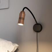 Neo! Flex Hotel II LED-vegglampe kobber/svart