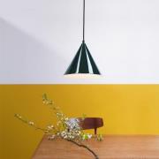 Dyberg Larsen Ron pendellampe skinnende mørkegrønn