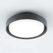 EVN LED utendørs taklampe Tectum, antrasitt, Ø 25 cm