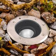 EVN Pentola innbyggingslampe stål Ø13,5cm 3.000K