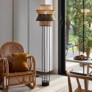 MARKET SET Singapour DBL gulvlampe, khaki/curry