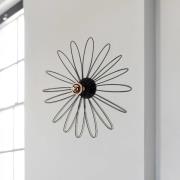 Vegglampe Hemden 707-A, lyktdesign, svart