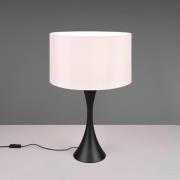 Sabia bordlampe, Ø 40 cm, hvit/sort